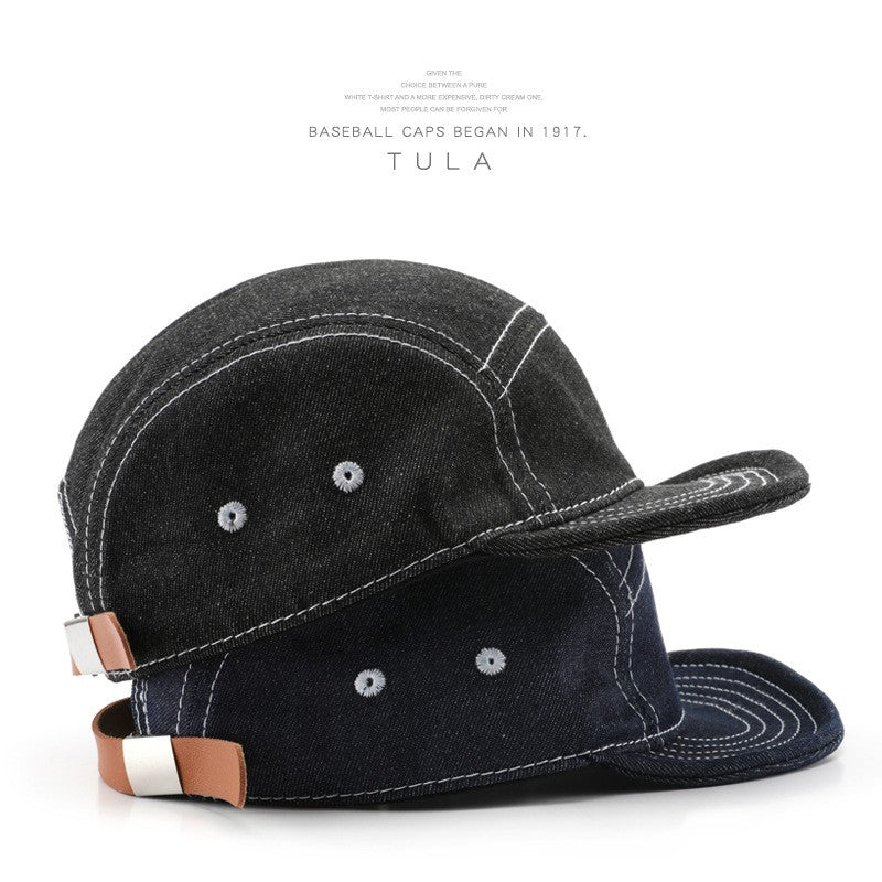 Elowen Washed Denim Baseball Cap