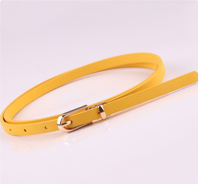 Liora Slim Buckle Belt