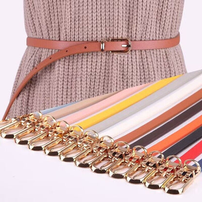 Liora Slim Buckle Belt