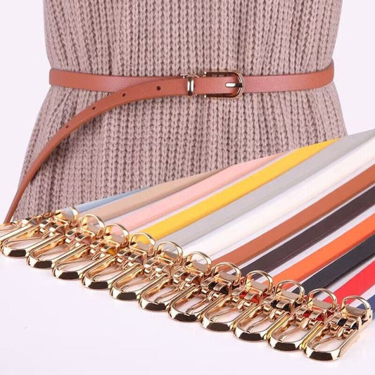 Liora Slim Buckle Belt