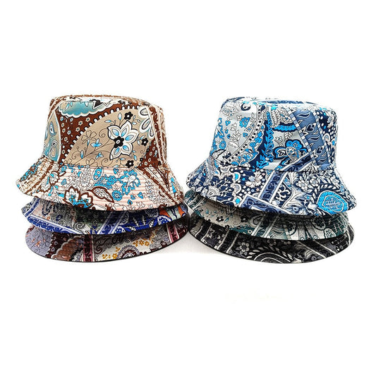 Marlowe Reversible Paisley Bucket Hat