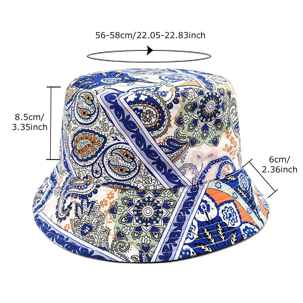 Marlowe Reversible Paisley Bucket Hat