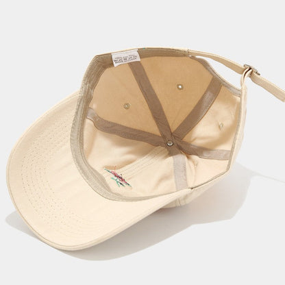 Roselle Embroidered Baseball Cap