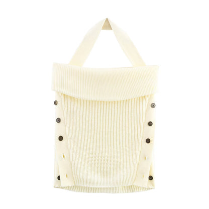 Selene Knit Backless Sling Top